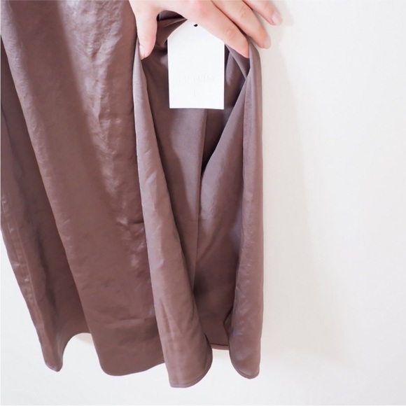 FILIPPA K Daniela Satin Midi Dress - Picture 6 of 9